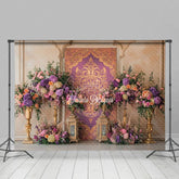Aperturee - Aperturee Floral Sacred Totem Sweet Lovely Wedding Backdrop
